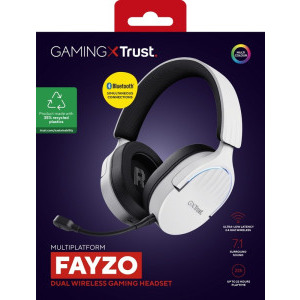 Trust GXT 491W Fayzo Wireless White