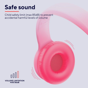 Trust On-Ear, Nouna Wireless Pink
