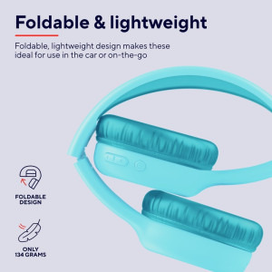 Trust On-Ear, Nouna Wireless Blue