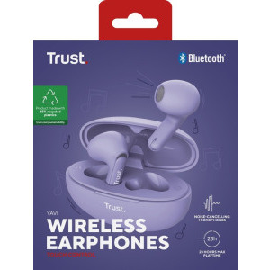 Trust In-Ear, Yavi Bluetooth ENC earbuds Purple
