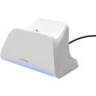 Accesoriu gaming Trust GXT 255 Quick Charge Stand White pentru PS5