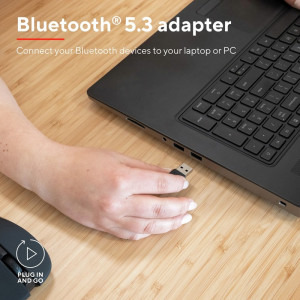 Trust Myna Bluetooth 5.3, USB 2.0, Black