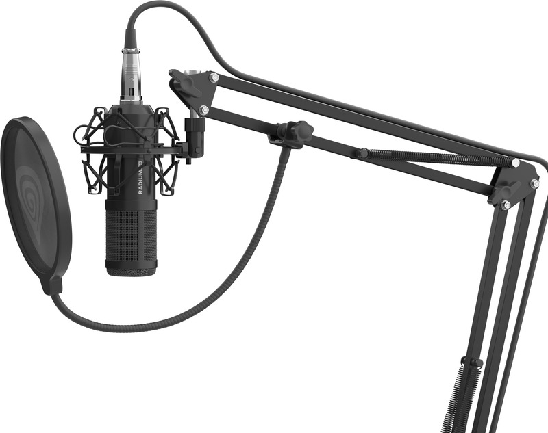 Microfon Genesis Radium 300 XLR Black