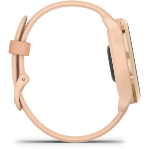 Garmin Vivoactive 6, GPS 42mm Metallic Pink Dawn, curea Pink Dawn