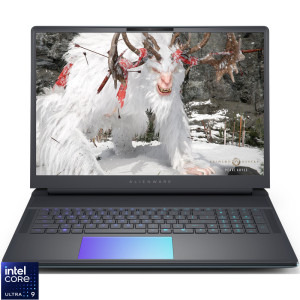Laptop Alienware Gaming 18 Area-51 AA18250, QHD+ 300Hz, Procesor Intel® Core™ Ultra 9 275HX (36M Cache, up to 5.40 GHz), 64GB DDR5, 2x 4TB RAID0 SSD, GeForce RTX 5080 16GB, Win 11 Pro, 3Yr