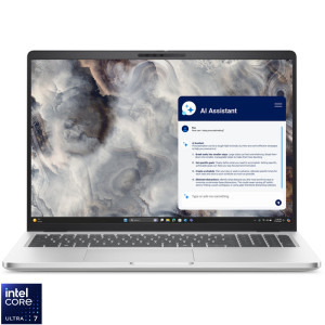 Laptop DELL 16 Pro 16 Plus PB16250, FHD+, Procesor Intel® Core™ Ultra 7 265U (12M Cache, up to 5.30 GHz), 32GB DDR5, 1TB SSD, Intel Graphics, Win 11 Pro, 3Yr ProSupport