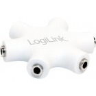 Adaptor Logilink LogiStar Audio Splitter 6x 3.5mm Jack Female