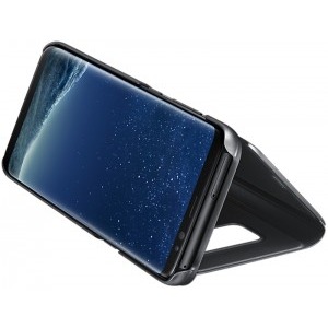 Samsung Husa de protectie tip Book Clear View Stand Black pentru G955 Galaxy S8 Plus