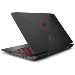 HP Gaming 15.6'' OMEN 15-ce0xx, FHD IPS, Procesor  Intel® Core™ i7-7700HQ (6M Cache, up to 3.80 GHz), 8GB DDR4, 256GB SSD, GeForce GTX 1050 Ti 4GB, FreeDos, Shadow Black, versiunea 2017