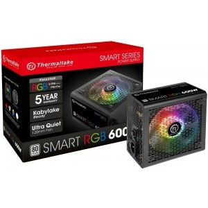 Thermaltake Smart RGB, 80+, 600W