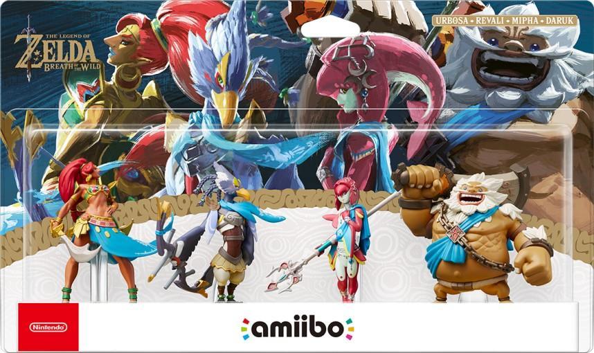 Nintendo AMIIBO ZELDA CHAMPIONS SET OF 4 (THE LEGEND OF ZELDA)