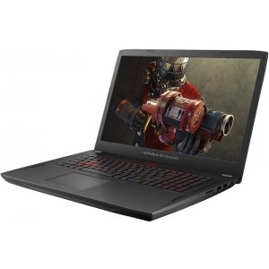 ASUS Gaming 17.3'' ROG Strix GL702ZC, FHD IPS, Procesor AMD Ryzen 7 1700 (3.0 GHz, up to 3.7 GHz, 16MB), 8GB DDR4, 1TB + 8GB SSH, Radeon RX 580 4GB, Win 10 Home, Black Metal
