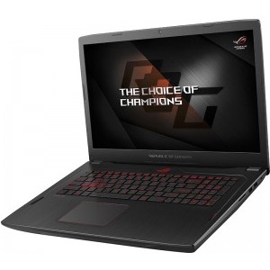 ASUS Gaming 17.3'' ROG Strix GL702ZC, FHD, Procesor AMD Ryzen 5 1600 (3.2GHz, up to 3.6GHz, 16MB), 8GB DDR4, 1TB + 8GB SSH, Radeon RX 580 4GB, Win 10 Home, Black Metal