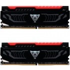 Patriot Viper LED Red 16GB DDR4 2666MHz CL15 Dual Channel Kit