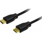 Cablu video Logilink HDMI Male - HDMI Male, v1.4, 0.2m, Ethernet, negru