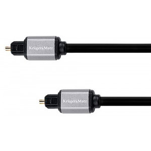 Kruger&Matz S/PDIF Optic Male - S/PDIF Optic Male, 2m, negru