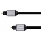 Cablu audio Kruger&Matz S/PDIF Optic Male - S/PDIF Optic Male, 3m, negru