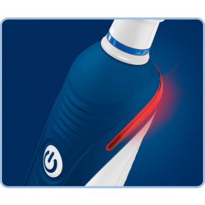 Oral-B Periuta de dinti electrica PRO 2 2000 Cross Action, 40000 pulsatii/min, 8800 oscilatii/min, Curatare 3D, 2 programe, 1 capat, Alb/Albastru