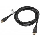 Cablu video Lanberg HDMI Male - HDMI Male, v1.4, 15m, negru