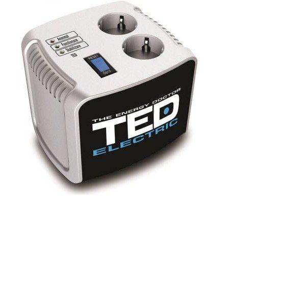 Stabilizator tensiune TED 500VA-AVR TED500 profesional Black