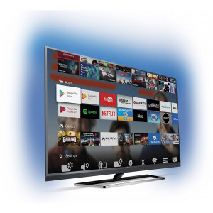 Philips Smart TV Android 49PUS7502/12 Seria PUS7502/12 123cm negru 4K UHD Ambilight cu 3 laturi