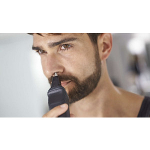 Philips Multigroom Seria 5000 11 in 1 MG5730/15 cu Tehnologie DualCut, Lavabil cu Tehnologie DualCut + Husa depozitare