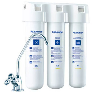 AQUAPHOR Filtru de apa potabila Crystal A (K2/K5/K7), montare sub chiuveta, 2 L/min