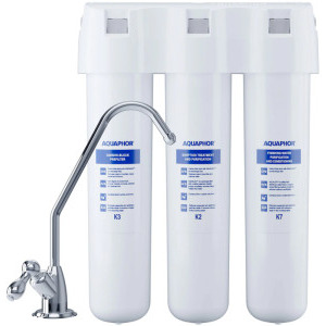 AQUAPHOR Filtru de apa potabila Crystal (K2/K3/K7), montare sub chiuveta, 2 L/min