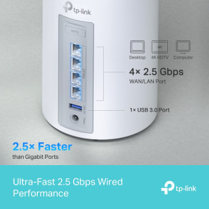 TP-LINK 2.5Gigabit DECO BE65 Tri-Band WiFi 7 2buc