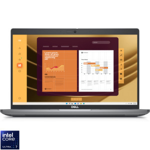 DELL 14'' Latitude 5450, FHD, Procesor Intel® Core™ Ultra 7 165U (12M Cache, up to 4.90 GHz), 16GB DDR5, 1TB SSD, Intel Graphics, Linux, 3Yr ProSupport