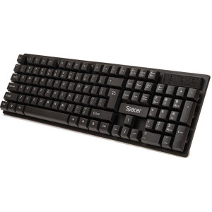 Spacer Tastatura + Mouse Combo SPDS-1100, Wireless, Black