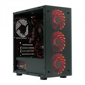 Gaming Raven, AMD Ryzen 5 2400G 3.6GHz, 8 thread-uri, 8GB DDR4, 275GB SSD, AMD Radeon™ Vega 11