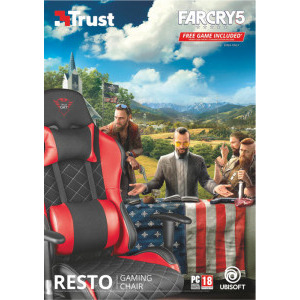 Trust GXT 707R Resto Black/Red + Far Cry 5