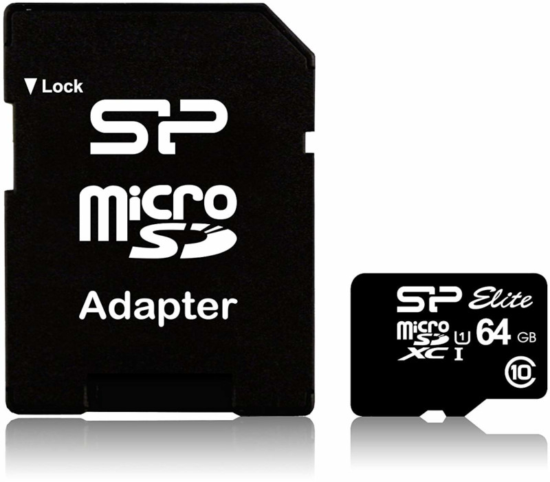 Card memorie Silicon-Power Elite MicroSDXC UHS-1 64GB Class10 + Adaptor SD