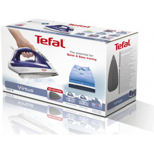 Tefal Fier de calcat Virtuo FV1711E0, 1800W, 24g/min, Alb-Albastru