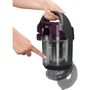 Bosch 3A BGC05AAA1, fara sac, 700W, 1.5L, Negru-Mov