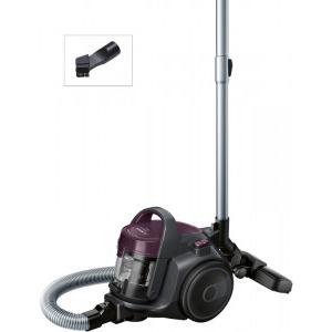 Bosch 3A BGC05AAA1, fara sac, 700W, 1.5L, Negru-Mov