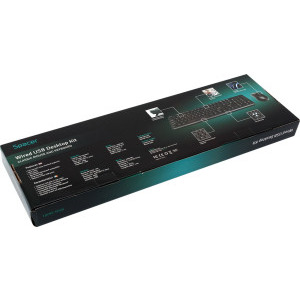 Spacer Tastatura + Mouse Combo SPDS-S6201, Wired, Black