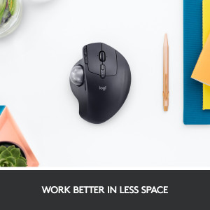 Logitech MX Ergo, Wireless/Bluetooth, Black