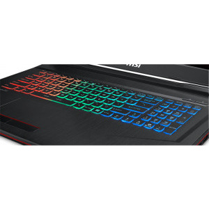 MSI Gaming 17.3'' GP73 Leopard 8RE, FHD, Procesor Intel® Core™ i7-8750H (9M Cache, up to 4.10 GHz), 8GB DDR4, 256GB SSD, GeForce GTX 1060 6GB, No Os, Black, RGB Backlit
