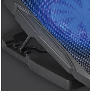White Shark ICE WARRIOR, 15.6 max 17.3 inch, ventilatoare 2x 125 mm, 2x 70 mm, Blue LED fan