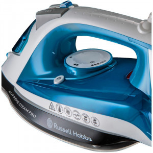 Russell Hobbs Fier de calcat Supreme Steam Pro 23971-56, 2600W, 40g/min, Albastru-Alb