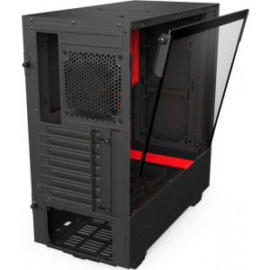 NZXT H500 Matte Black/Red