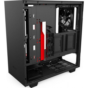 NZXT H500 Matte Black/Red