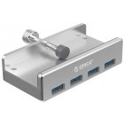 Hub USB Orico MH4PU USB 3.0 Silver