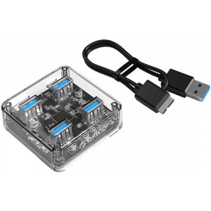 Orico MH4U USB 3.0 Transparent