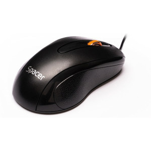 Spacer SPMO-F01, Wired, Black