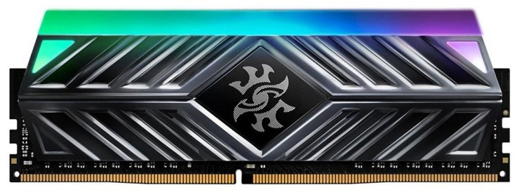 Memorie ADATA XPG Spectrix D41 Tungsten Grey RGB 8GB DDR4 3200MHz CL16