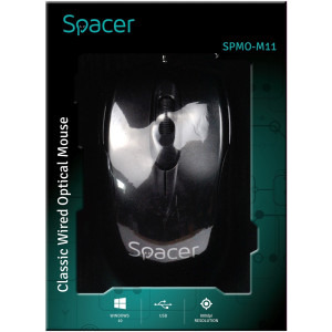 Spacer SPMO-M11, Wired, Black