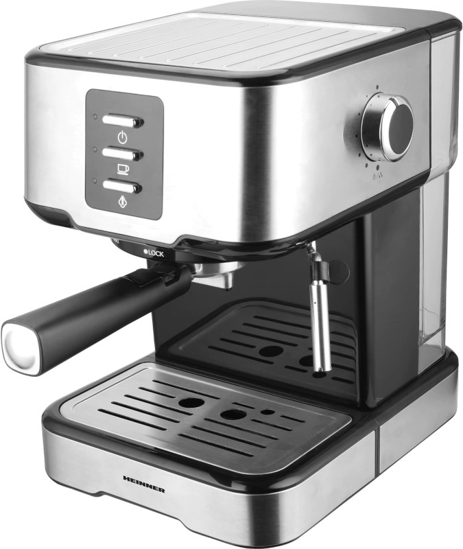 Espressor de cafea Heinner Brassile HEM-850IXBK, 850W, 15bar, 1.5L